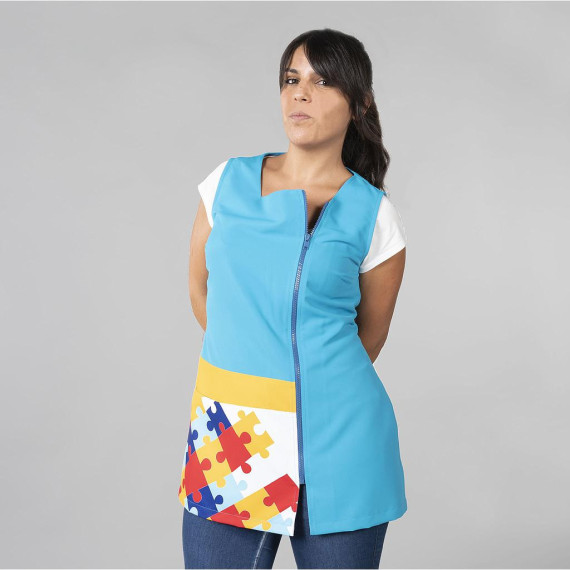 Blusa de maestra con cierre lateral GARY'S TEA (Especial Autismo)