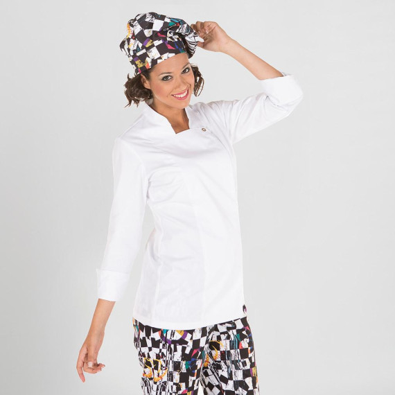 Women's Jacket with Aerosilver Technical Tissue on Sides Lara