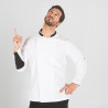Unisex chef jacket combined with mandarin collar GARY'S Aragón