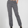 Unisex-Regular-Fit-Hose im Trauer-Vichy-Streifen von GARY'S, ideal für die Küche.