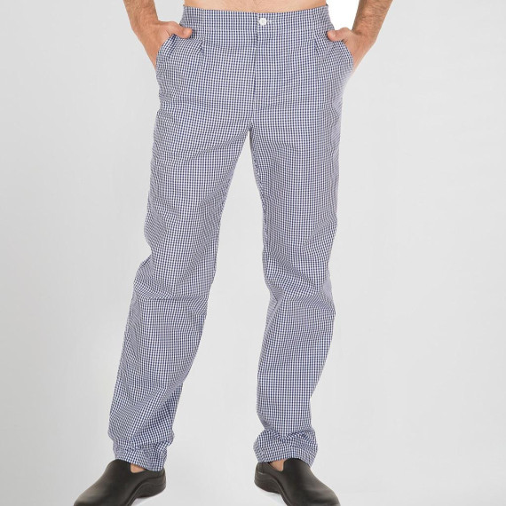 Regular Service Pants Fit with rear gum Gary's Vichy Marino