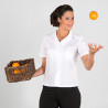Women's shirt in classic short sleeves with button closure GARY'S