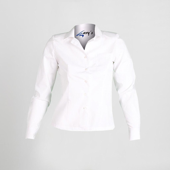 Camisa clássica de mangas compridas com punhos abotoado gary's