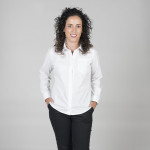 Camisa clásica para mujer con tapete para ocultar los botones GARY'S