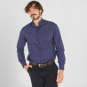 Men's long-sleeved shirt with mandarin collar with GARY'S Fiorella print