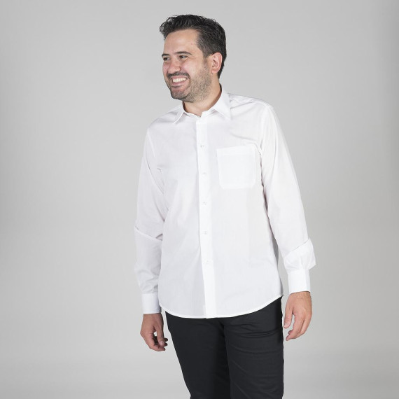 Chemise homme à manches longues avec Canesu et plis sur le dos Gary's