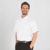 Men's short sleeve shirt with left pocket and pleats GARY'S