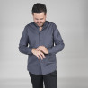 Camicia classica uomo a maniche lunghe con colletto mao e polsini abbottonati GARY'S