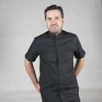 Camicia uomo a maniche corte a Gary's Popellin con collo Mao