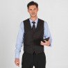 Unisex waiter's vest with visible buttons GARY'S 100% Twill