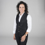 Kellnerweste mit goldenen Pillenknöpfen Gary's