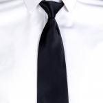 Unisex gravata com nó e clip close de Gary Elastic