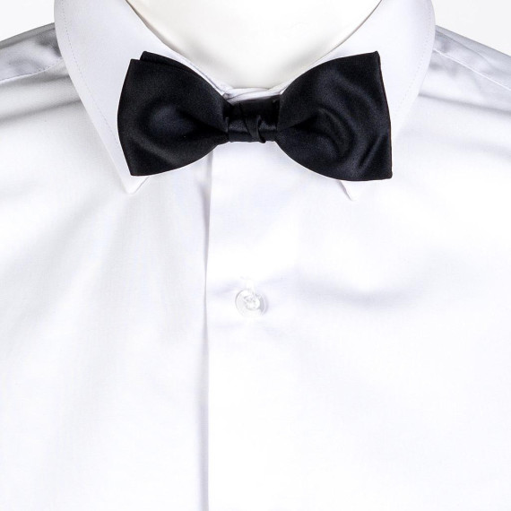 Unisex bow tie prepared in satin 100% polyester