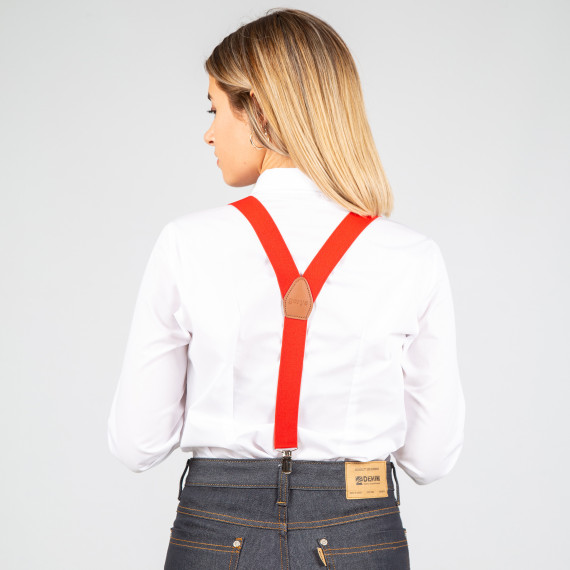 Struts elásticos de 30 mm em cores suaves Gary's com pinças metálicas