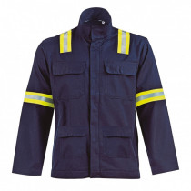 Navy Multiprotection Jacket with Reflective Arapro