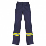 Pantalón multiprotección azul marino con reflectante ARAPRO