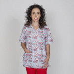 Unisex Christmas Santa Blouse microfiber UNIFORMS GARY's 600016
