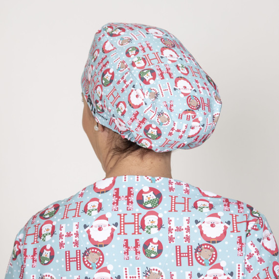 Gorro cirujano goma microfibra Navidad Santas UNIFORMES GARY´s 400006