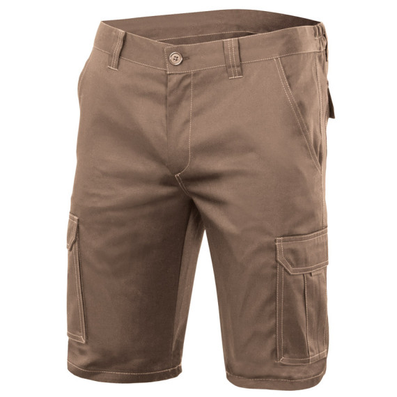 Bermuda beige sable sable combiné dans les poches de la série Velilla P103009S