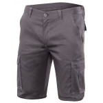 Combined gray multi-pocket stretch Bermuda shorts VELILLA Series P103009S