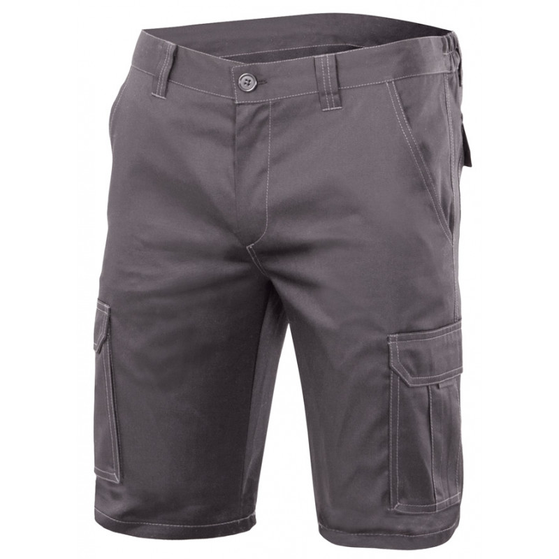 Combined gray multi-pocket stretch Bermuda shorts VELILLA Series P103009S