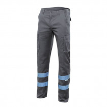 Pantalón stretch multibolsillos con cintas reflectantes en el bajo VELILLA Serie 103014S