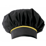 Gorro de cocinero de estilo francés con frunces combinado VELILLA Serie P404001-R