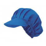 Cuffia blu oltremare per cuoca con profilo VELILLA Serie P404004
