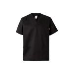 Short-sleeve gray ice pajama shirt with VELILLA trim Series B589