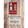 Banner methacrylic wall support for safety signs SEKURECO