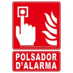 Safety signal Alarm button 210 x 300 mm Class A SEKURECO