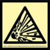 Class A extinction signal 210 x 210 mm R Explosion FA0A449 SEKURECO