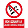 Signal interdit de fumer/utiliser des cigarettes électroniques SEKURECO