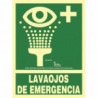 Sinal de lava-olhos em alumínio Classe A 210 x 300 mm SEKURECO