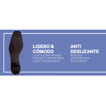 Calzado de uniformidad de piel D’COVER PLUS® con suela de TPU antideslizante DIAN AZAFATA