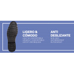 Sapato tipo blucher com peça de pele na biqueira e fecho de atacadores EVA XL EXTRALIGHT® DIAN ITALIA