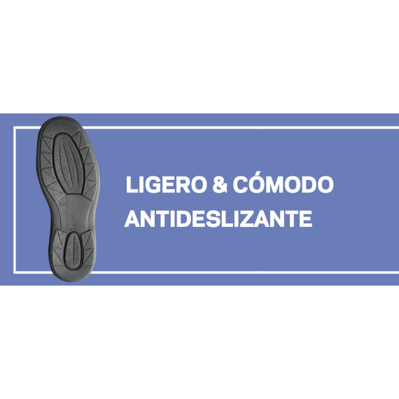 Calzature da lavoro con chiusura in elastici laterali in pelle micro D’COVER PLUS® DIAN SENADO