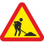 Metallic road sign works 700 mm