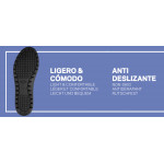 Sapato de uniformidade com elástico de fixação no peito do pé em pele micro D’COVER PLUS® DIAN SOFIA