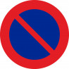 Metal Traffic Sign No Parking / No Parking Diameter 500 mm