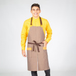Chocolate bib apron 82X72 cm GARY'S UNIFORMS