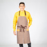 Avental com peito chocolate albero 82X72 cm UNIFORMES GARY'S