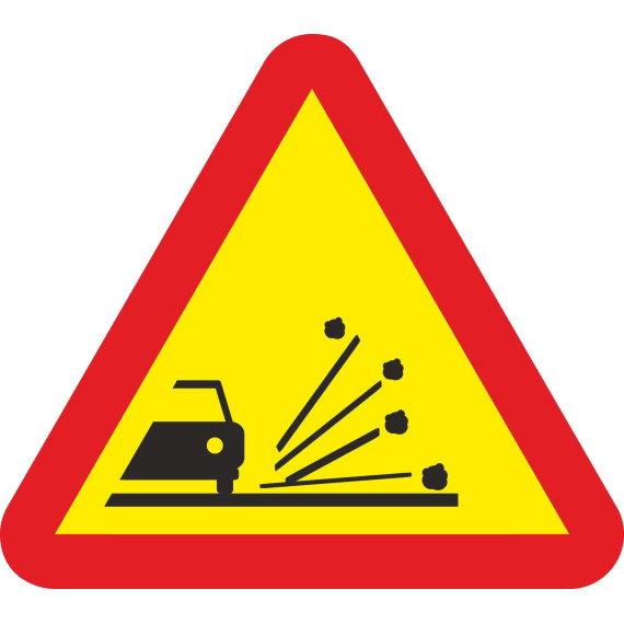 Metallic Road Sign Print Kiesseite 700 mm