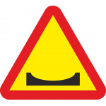 Signe de la route métallique Badén Side 700 mm