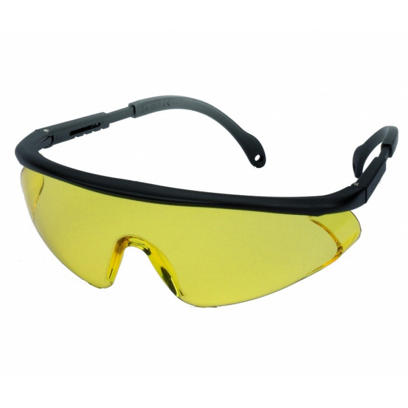 Gafas de protección total con lente amarilla IRUDEK Protection Stela (12 uds)
