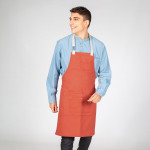 Delantal con peto hebilla enlazada 80X68 cms