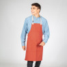 Delantal con peto hebilla enlazada 80X68 cms