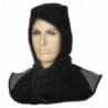 Arc Knight® Black Suede Leather Hood WE23-6630