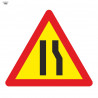 Bag Road Sign Narrowing of the Road on the Right 700x700mm