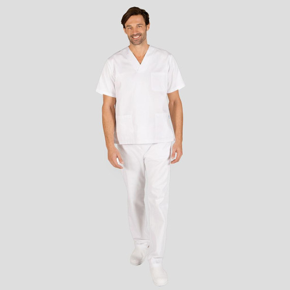 Ensemble unisexe de blouse à col en V et pantalon avec élastique GARY'S Redline